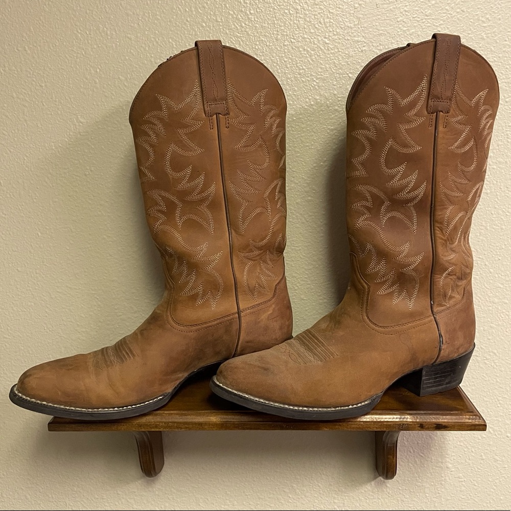 ARIAT | ATS EQUIPPED Men’s Tan Leather Cowboy Boots
